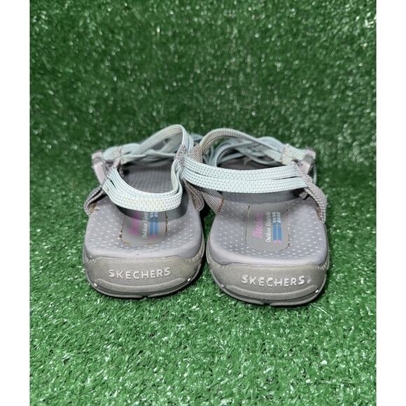 Skechers Womens Outdoor Lifestyle Sandals Adjustable Strap Blue & Grey Size‎ 8 - Picture 6 of 8
